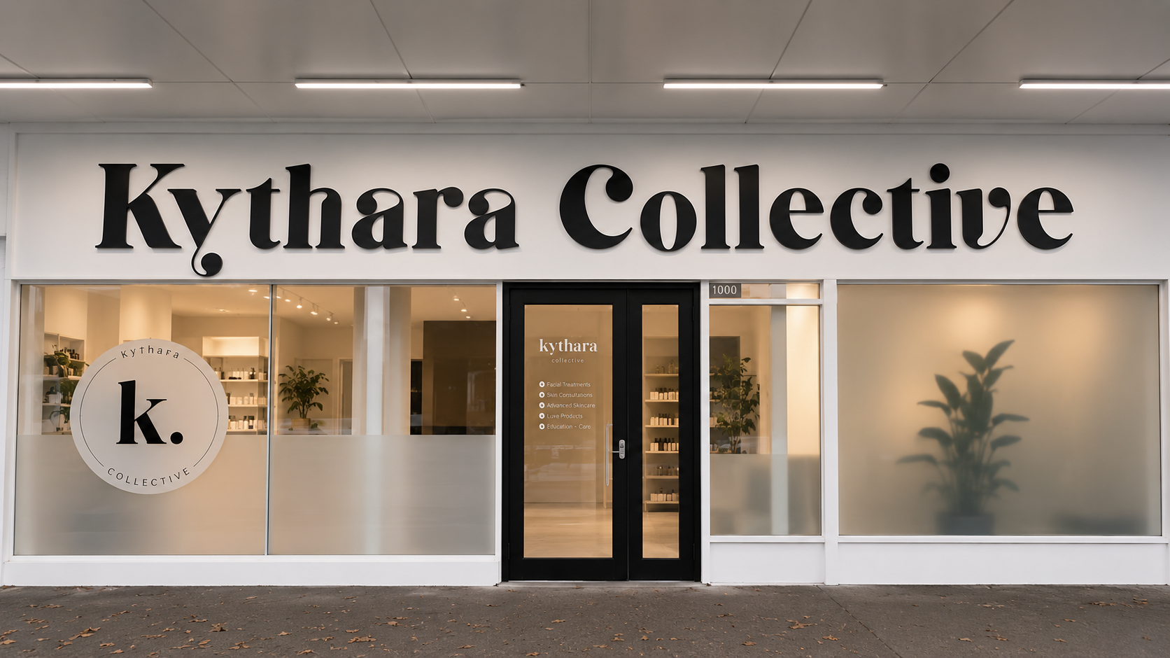 Kythara Collective storefront exterior with signage